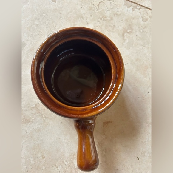 Vintage 70s Clay Handled Pot - Picture 3 of 5